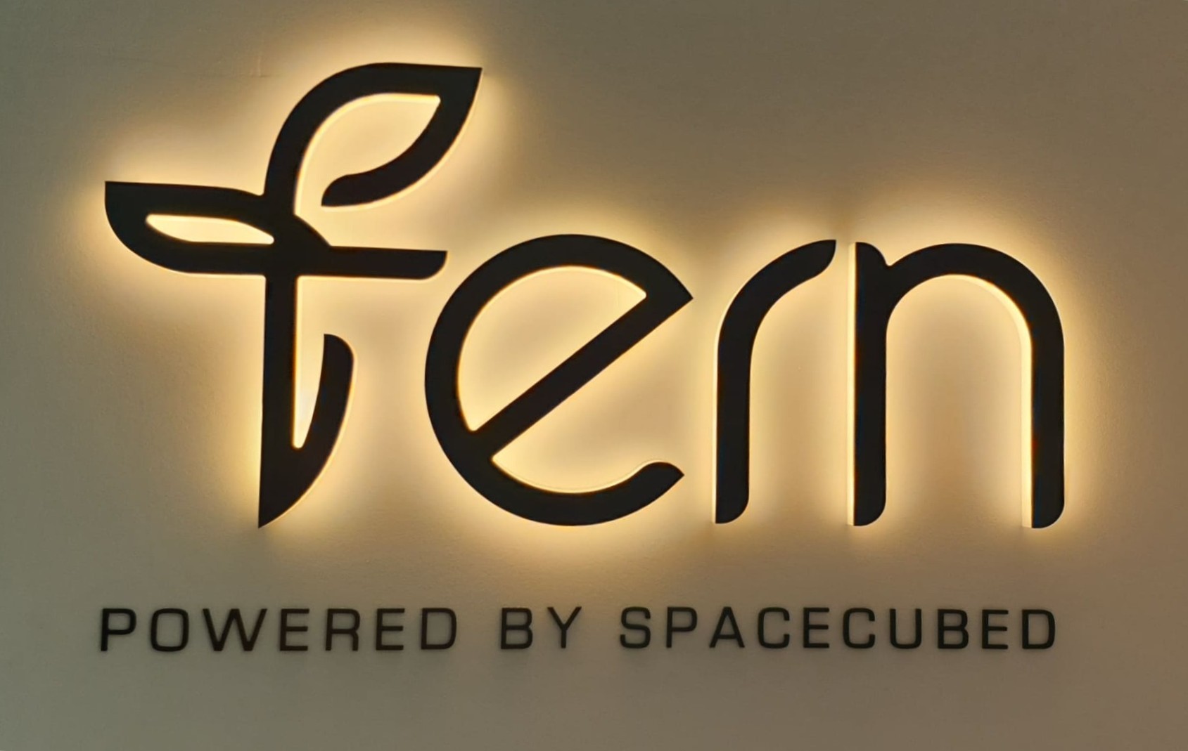 Custom illuminated logo sign for Perth business